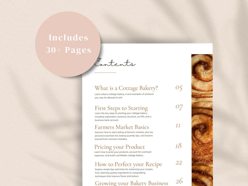 The Cottage Bakery Blueprint (Physical Coil-Bound Edition)