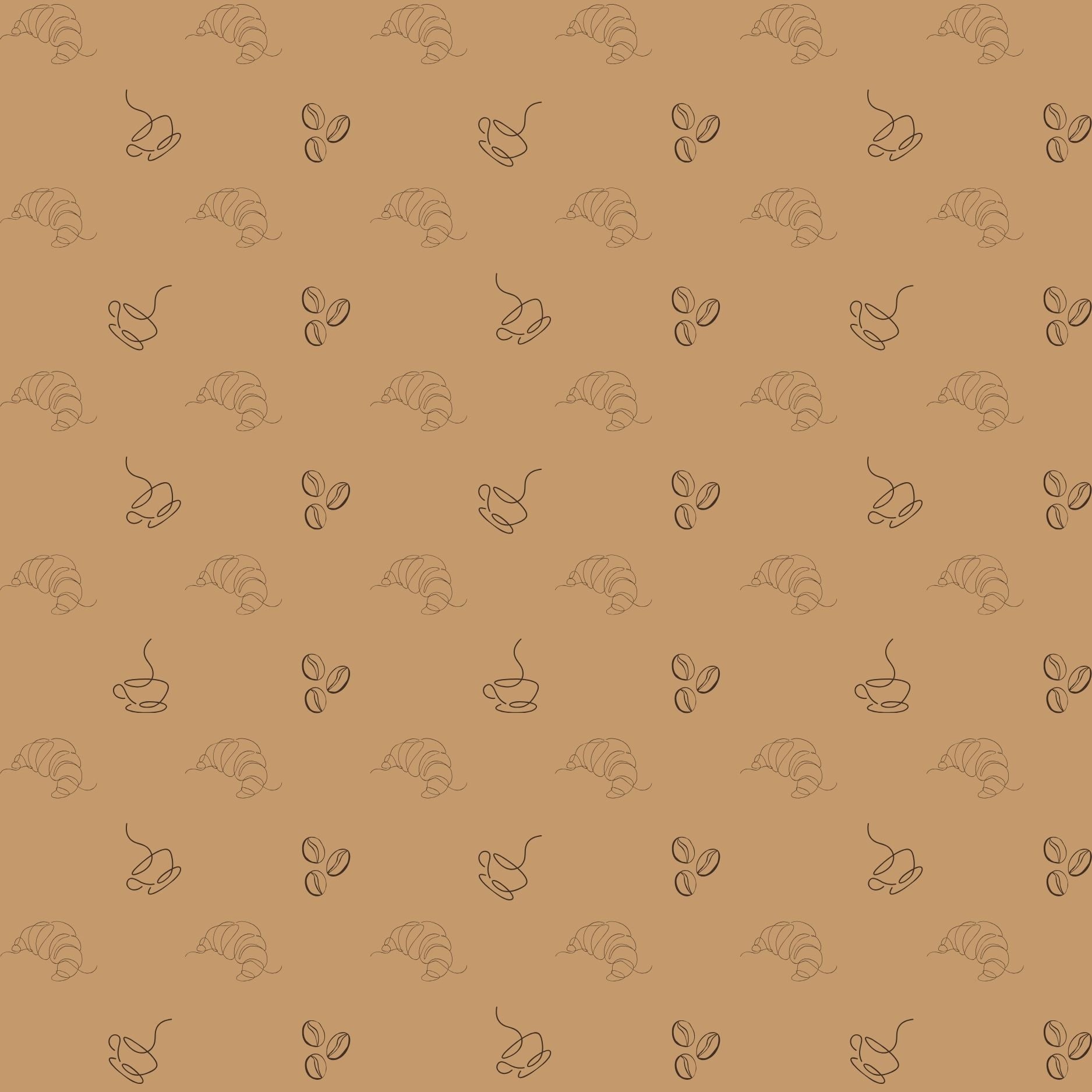 Vintage Café Greaseproof Paper (6" x 6" | Brown Kraft)
