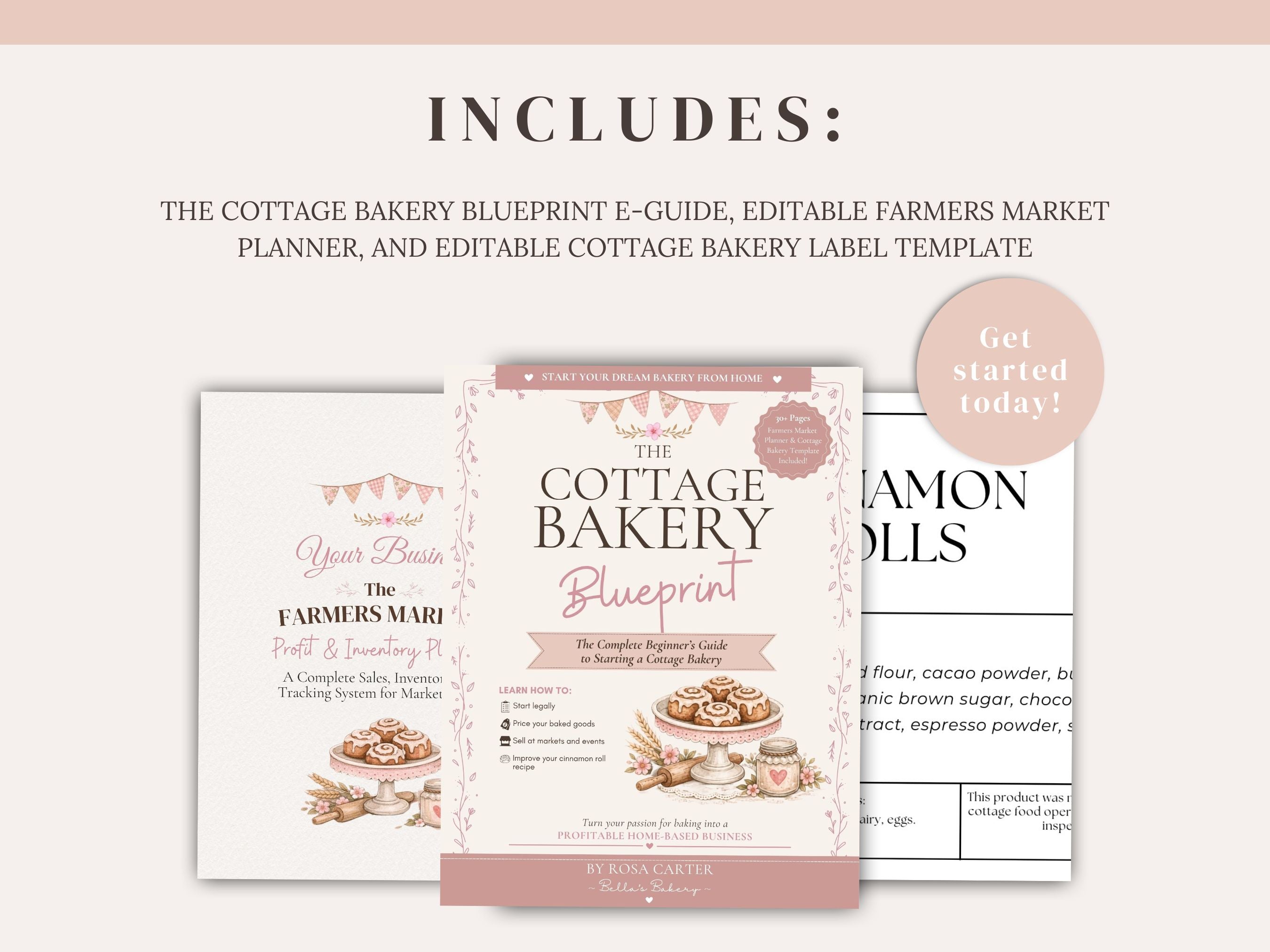 The Cottage Bakery Blueprint (Physical Coil-Bound Edition)