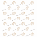 "Let's Roll" Greaseproof Paper (8" x 8" | White Kraft)